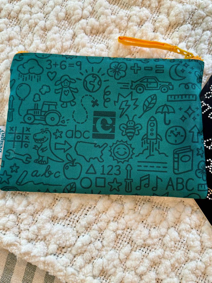 Travel Size Chalkboard Bag for wholesale by Chalk Full of Design