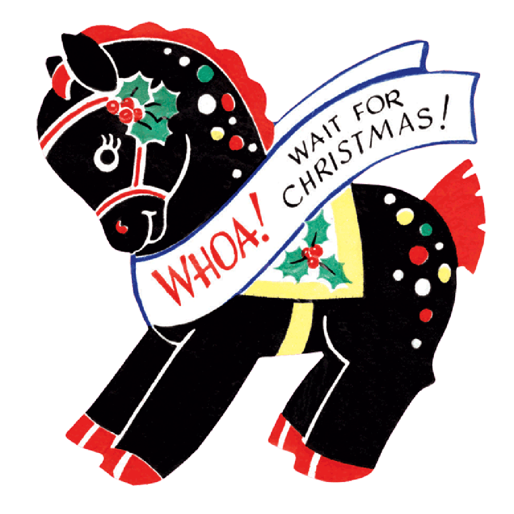 Laughing Elephant - Wholesale Sticker - Vintage Christmas - Holiday Sticker Box18