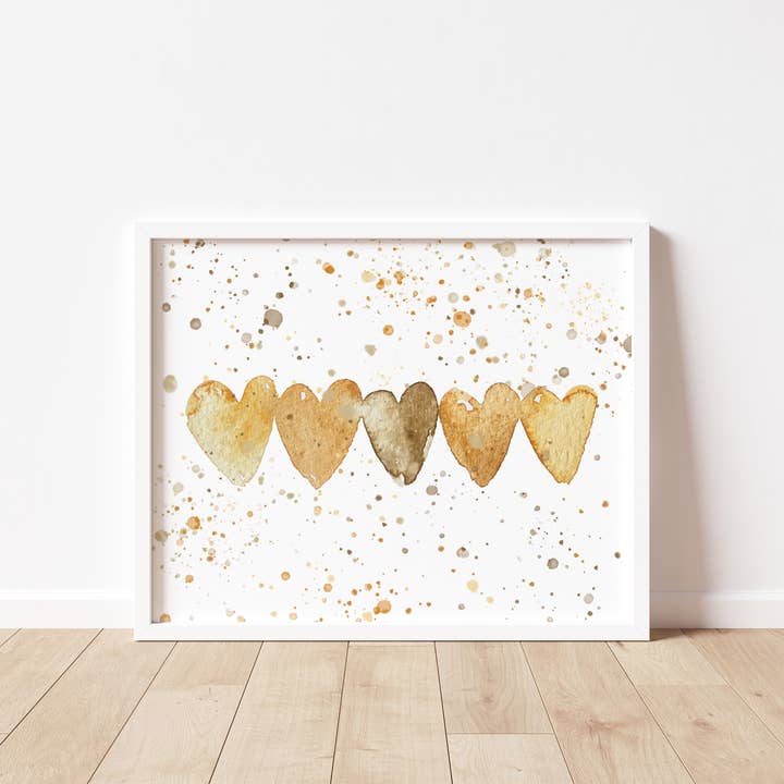 Neutral Hearts, Humanity and Equality, 8x10 Print for wholesale by mad paperie