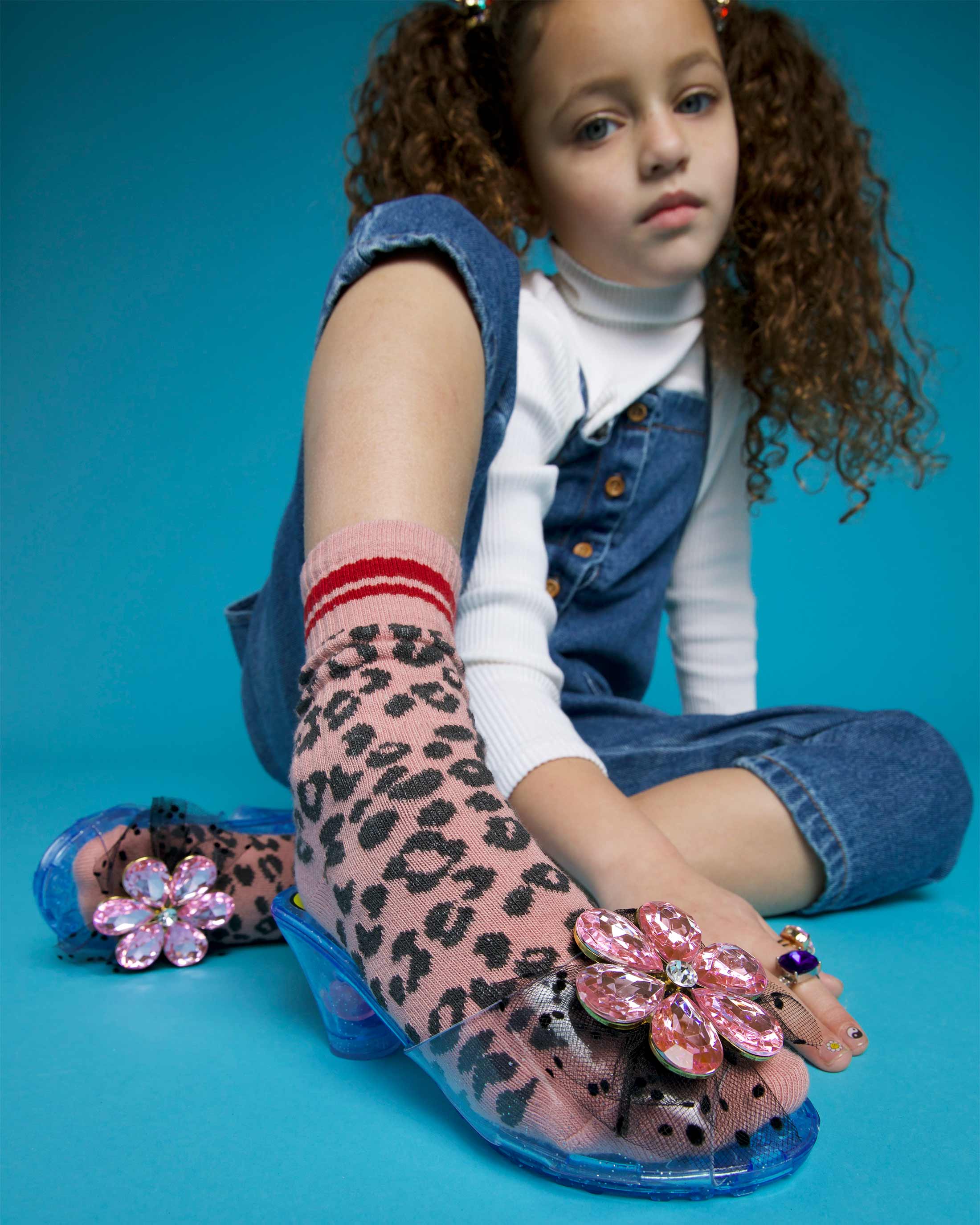 Super Smalls - Wholesale Sandals - Kids - Pink Flower Gem Play Shoes7