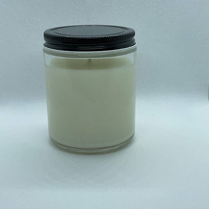 Bougie parfumée No Label 8 oz pour la vente par Liz Hand Pour’d Candlez