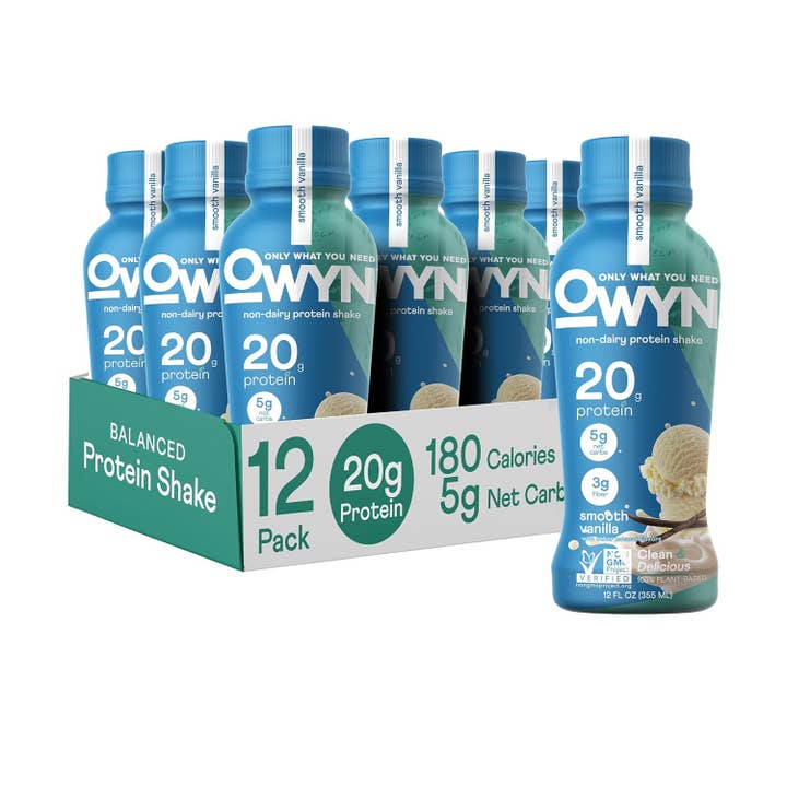 Oasis Snacks - Wholesale Protein/Superfood Powder - OWYN Vegan Plant-Based Protein Shakes, 12oz
