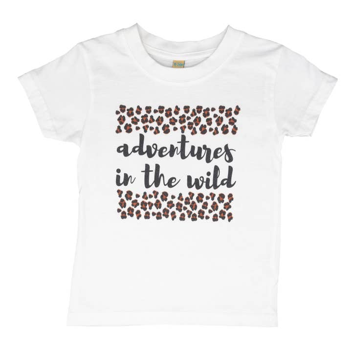 ADVENTURES IN THE WILD - Short Sleeve T Shirt for wholesale by Little Mate Adventures