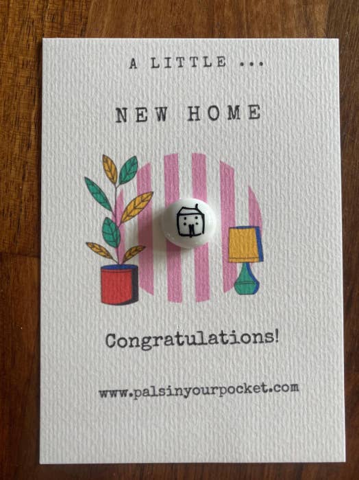 New home card. Congratulations. Greeting card and keepsake. for wholesale by Pals in your Pocket