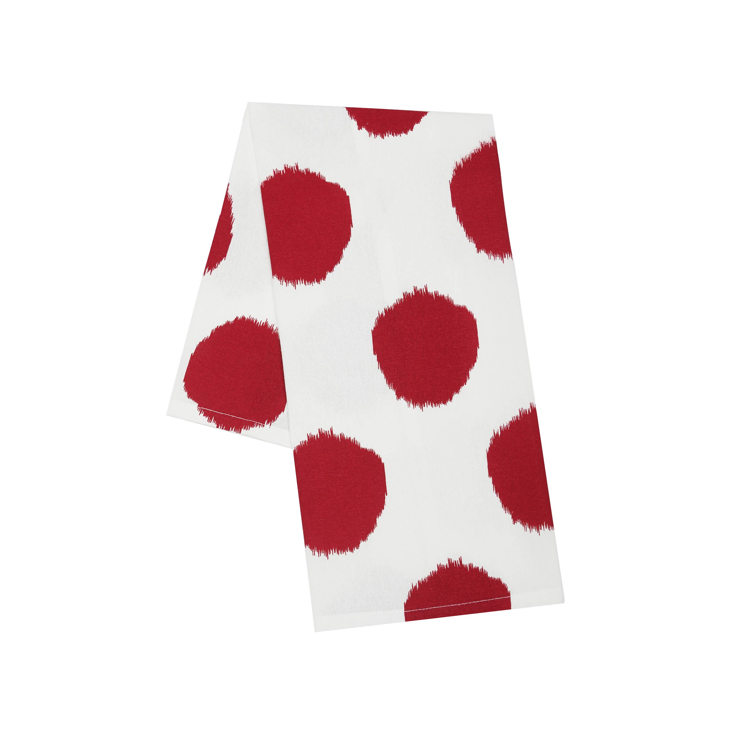 carol & frank - Wholesale Tea Towel - Ruby Red Polka Dot Kitchen Towel