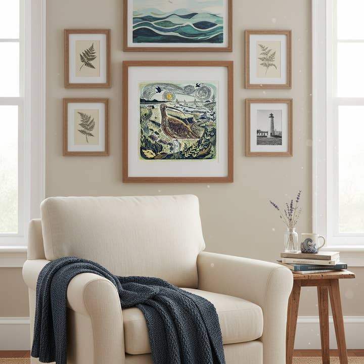 Jamie Poole – wholesale Art print – Eternal Whisperings (Curlew)
Limited Lino Print2