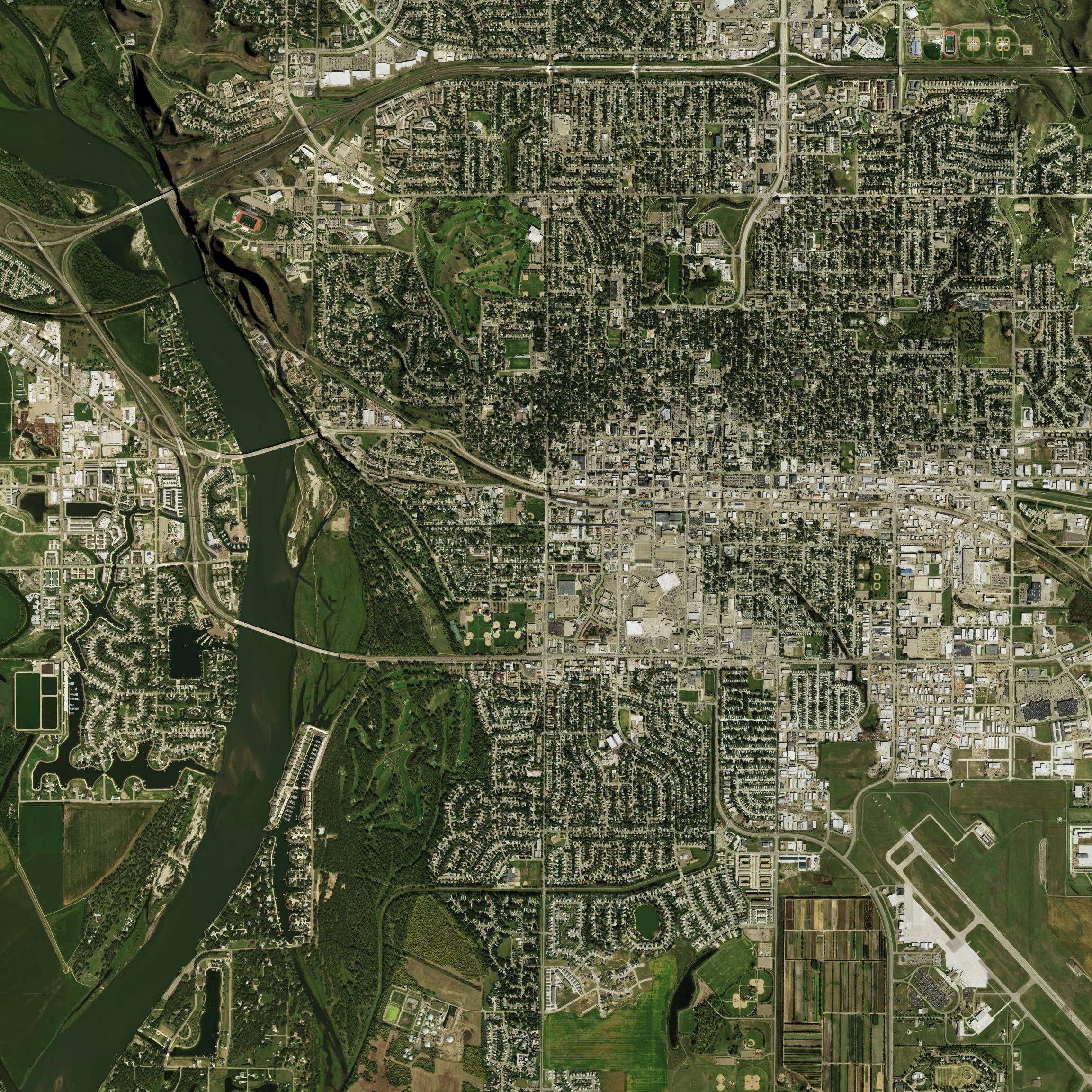 JACE.design - Vendita all'ingrosso Stampa artistica - Bismark ND Stampa Mappa Satellite4