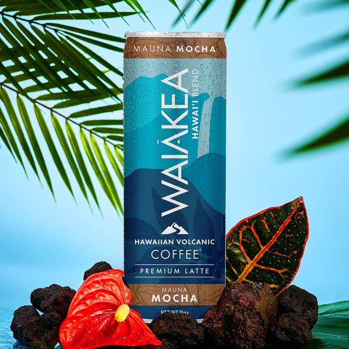 (12 pack) 11oz Mauna Mocha Canned Coffee for wholesale by Waiākea