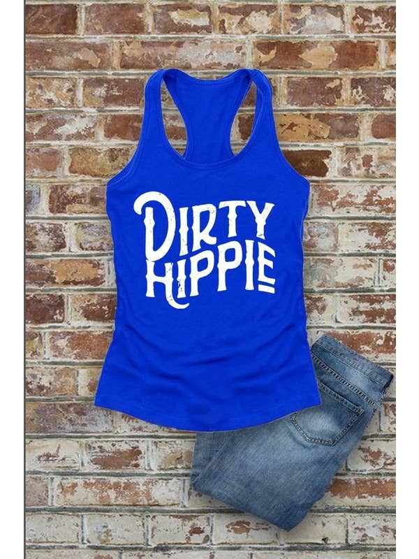 Top Avenue - Wholesale Tank top – Women′s - Dirty Hippie, Women Fit Fitted Racerback Tank Top3
