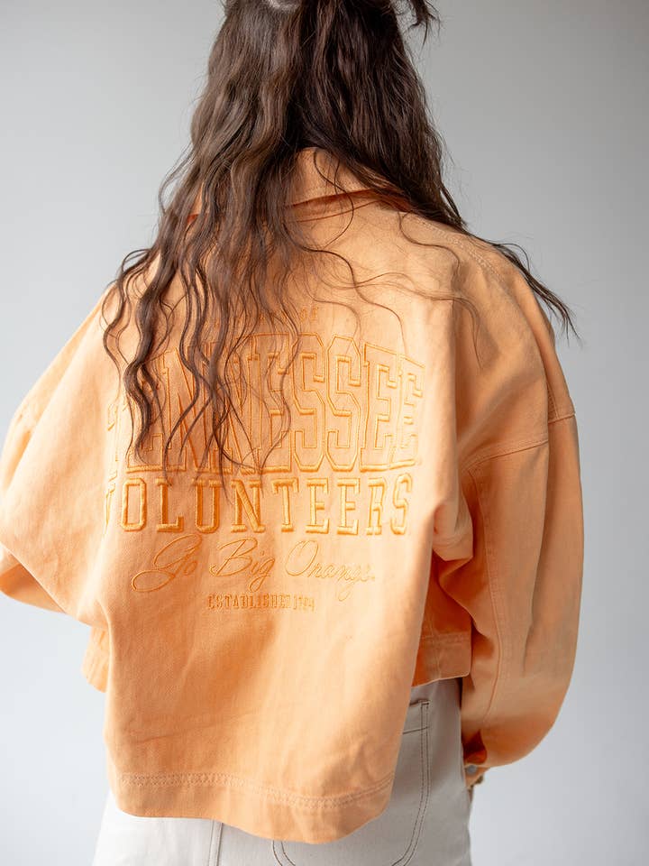 Tennessee Sanders Broderi Lærredstwilljakke for engroshandel hos Gameday Social Apparel Co.®