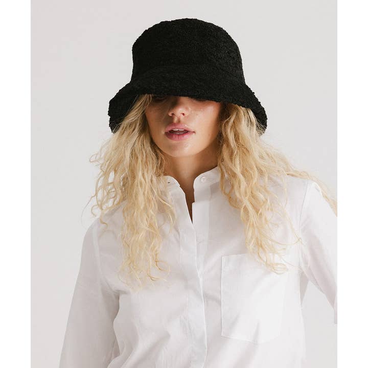 Gigi Pip - Wholesale Bucket Hat - Women's - Jackson Sherpa Bucket Hat12