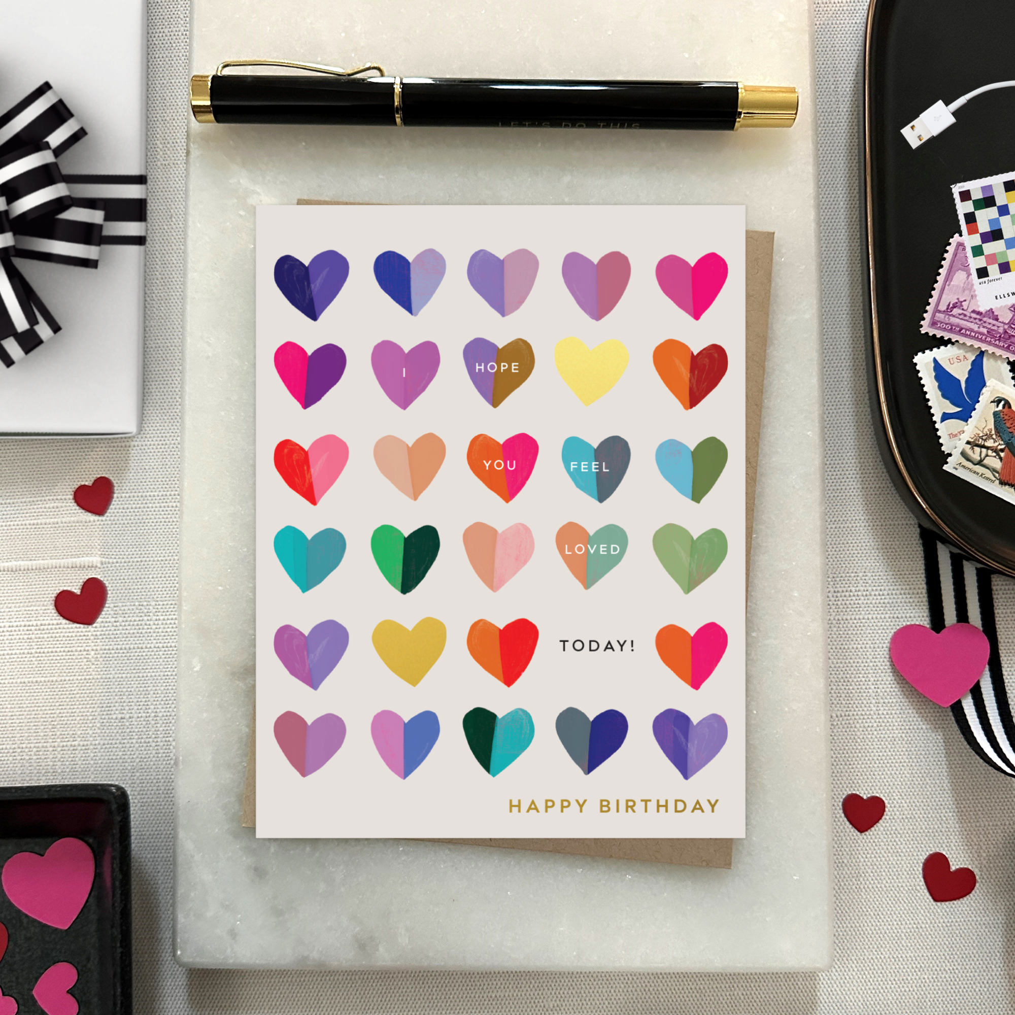 Barone and Co. - Wholesale Birthday Card - Feel Loved Today Birthday Card2