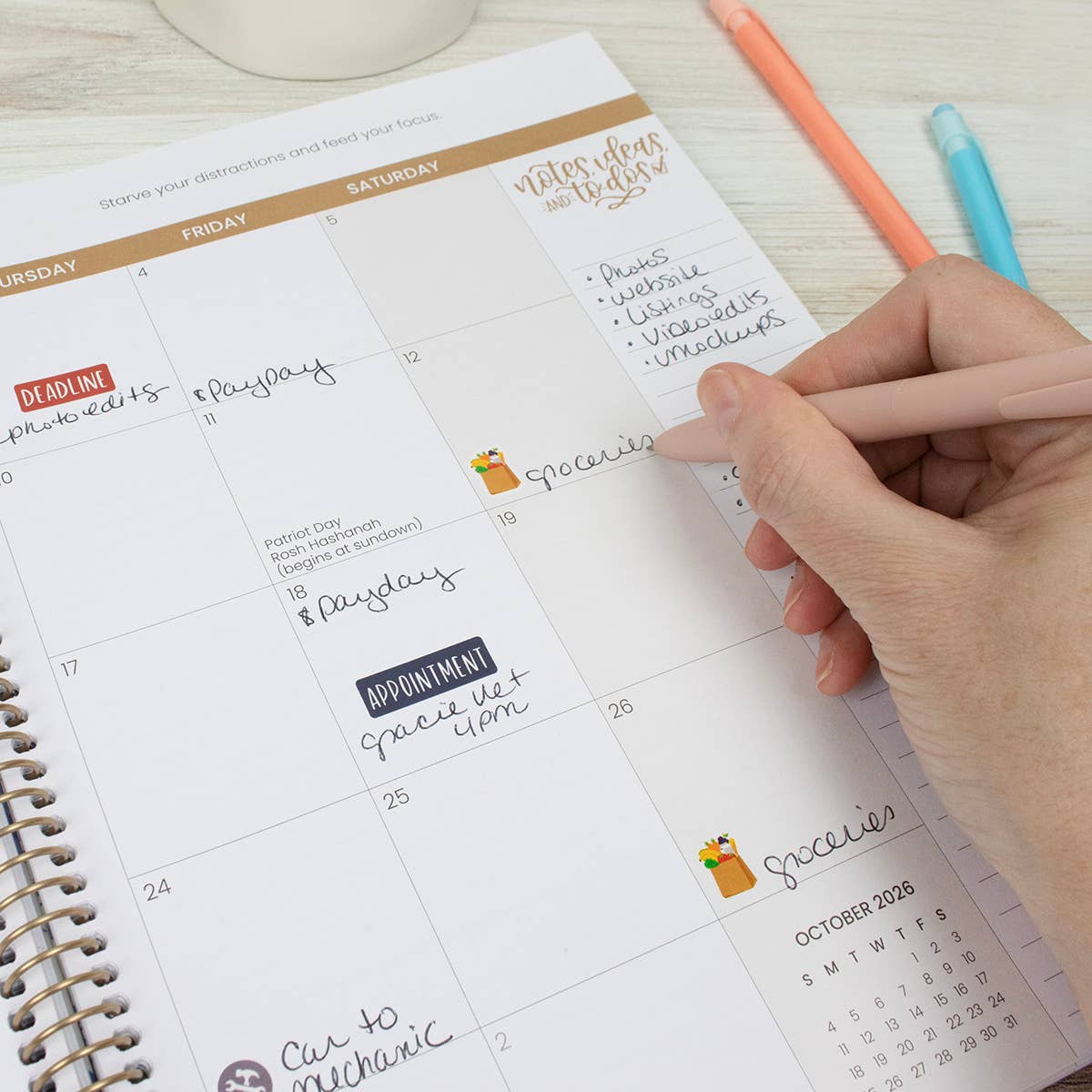 bloom daily planners - Wholesale Planner - 2026 Soft Cover Planner - 8.5" x 11" size28