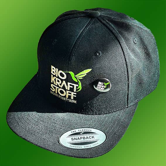 Urban baseball cap biofuel (snap back) for wholesale by BioKraftStoff