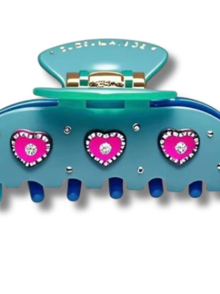 FERMAGLIO PER CAPELLI A FORMA DI CUORE CON RAGGIO D'AMORE E ARTIGLIO per la vendita all'ingrosso da parte di Maddyloo