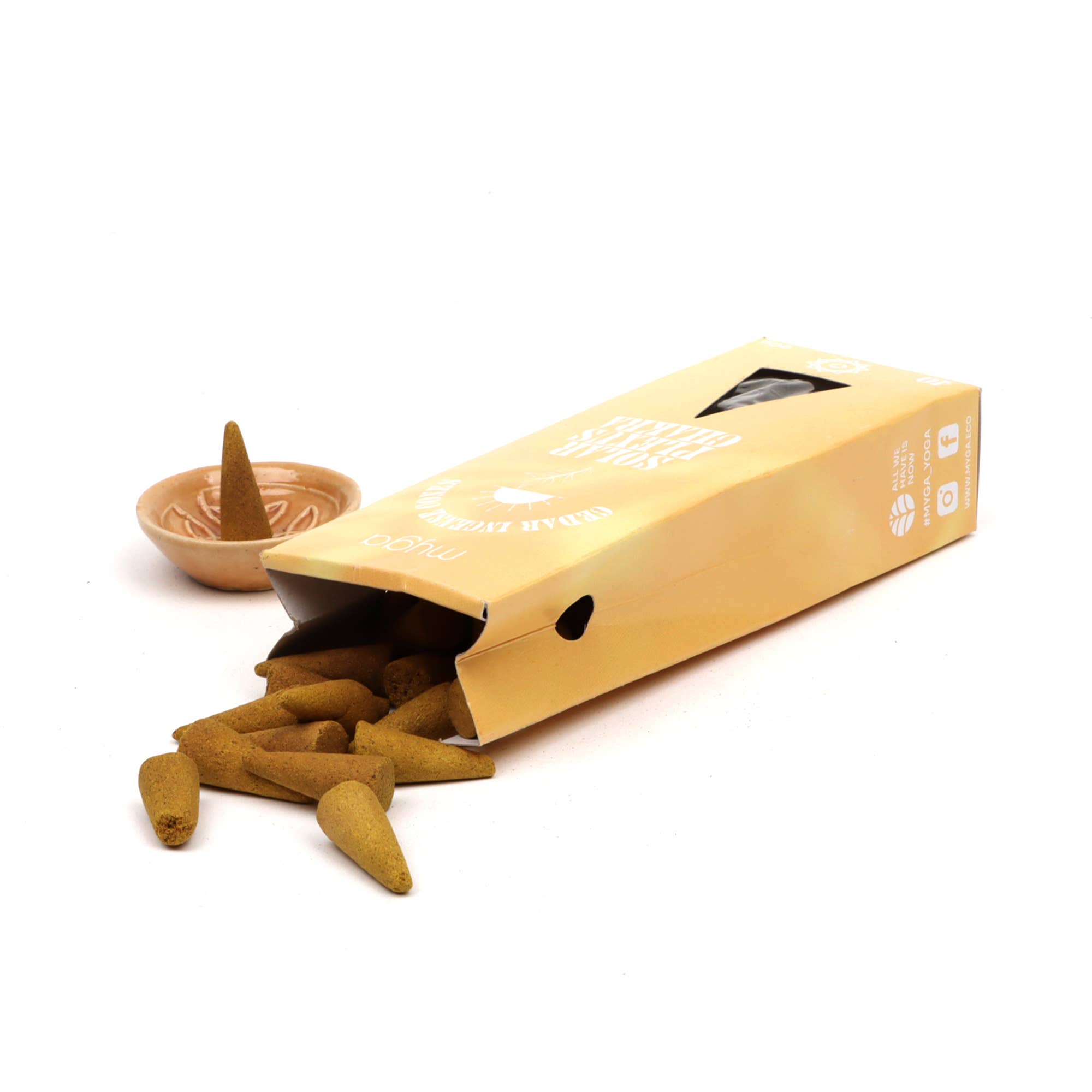 Myga - Vente Encens - Cônes d'encens Chakra & Chance avec support - Présentoir complet19