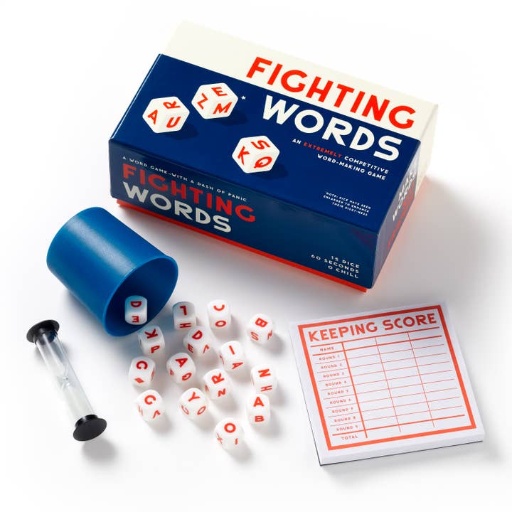 Chronicle Books - Wholesale Dice - Brass Monkey Fighting Words Dice Game