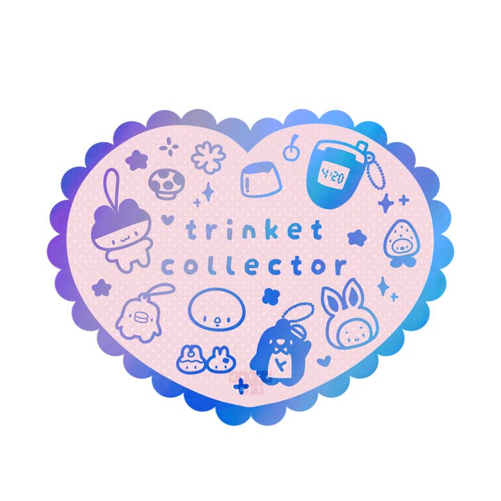 Trinket Collector Holo Vinyl Sticker for wholesale by Lottemp3
