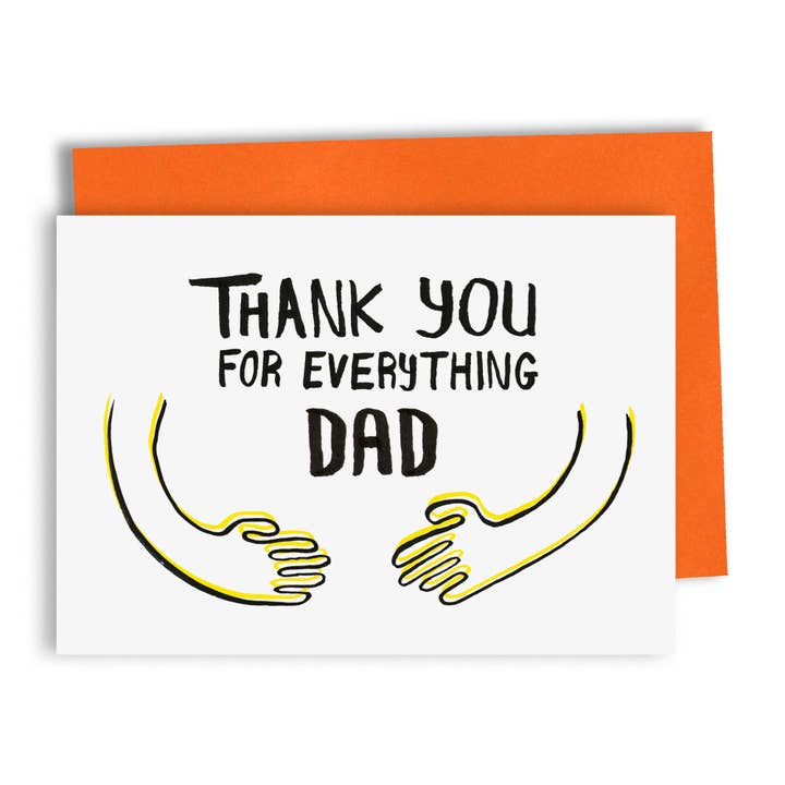 Thank You For Everything Dad | Father's Day Card for wholesale by Debmon Design