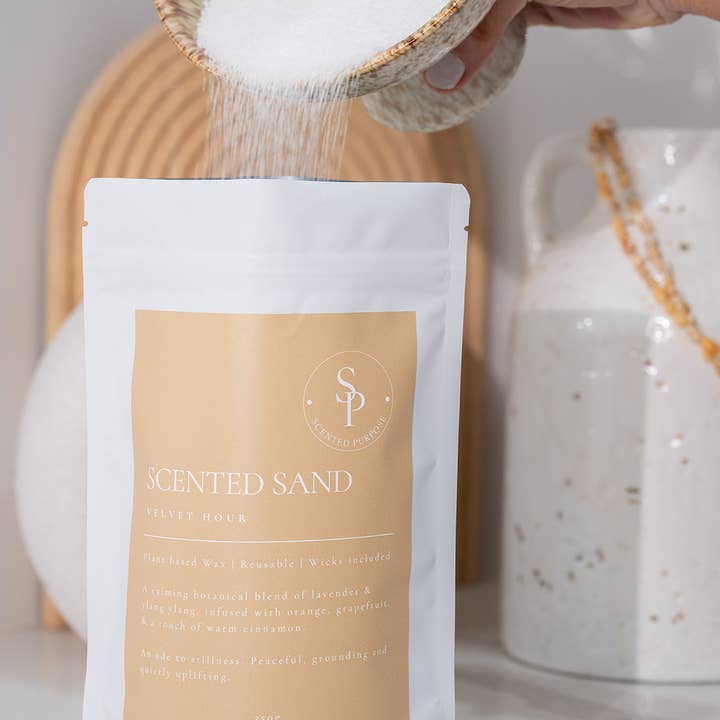 Scented Purpose - Wholesale Pillar candle - Scented & Unscented Sand Collection4