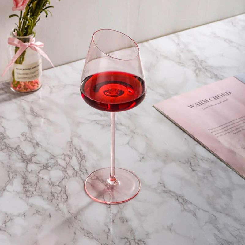 Kiyo Home - Wholesale Wine Glass - Pink Glasses 2-Piece Set14