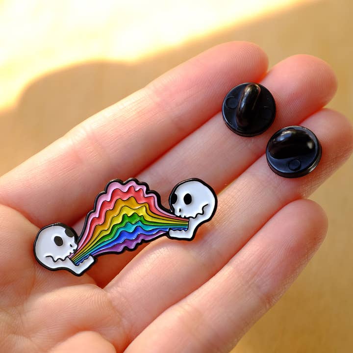 Queerie & Eerie Pin for wholesale by Bianca's Design Shop