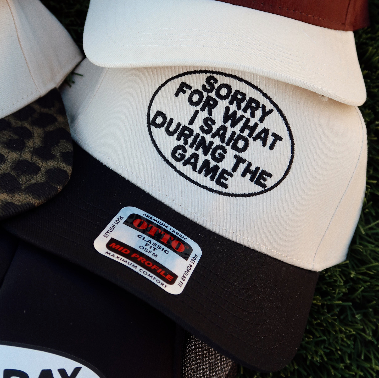 Ruby Moon - Wholesale Baseball Cap - Women's - Sorry For What I Said During The Game - Game Day Hat2