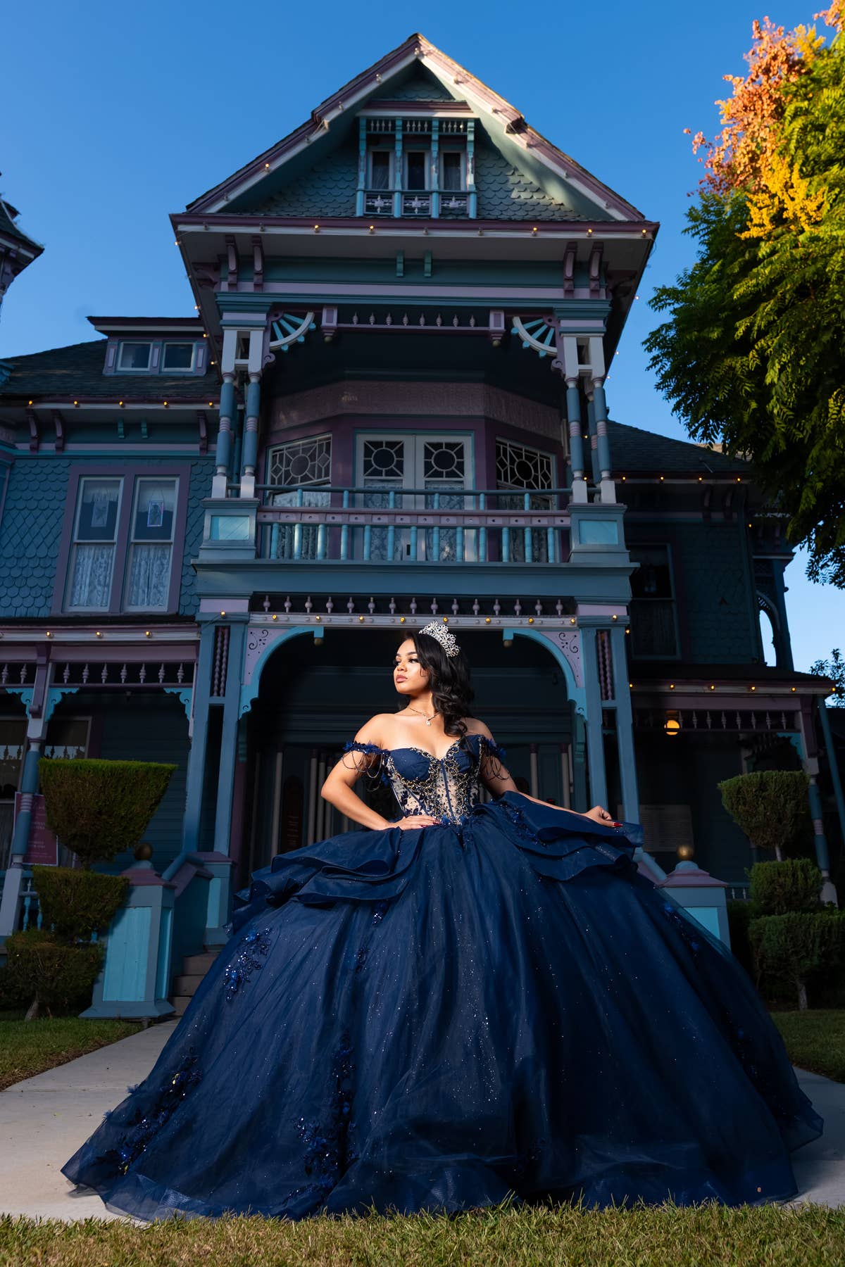 Chicas - Wholesale Formele jurk - Dames - Schouderloze quinceañera-jurk met korset CHF31323