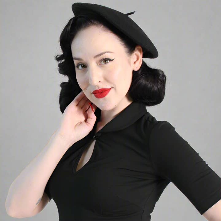 Tatyana Clothing - Wholesale Beret - Women's - Wool Vintage-Inspired Beret5