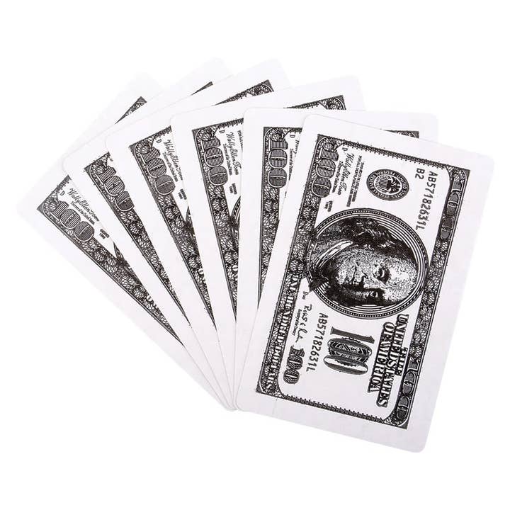 La Luna Bella - Toys - Wholesale Playing Cards - $100 BILL PLAYING CARDS LLB Playing Cards5