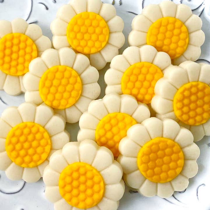 marzipops - Venta al por mayor Dulces con chocolate - Flores de Caramelo de Mazapán Gourmet > Margaritas y Girasoles