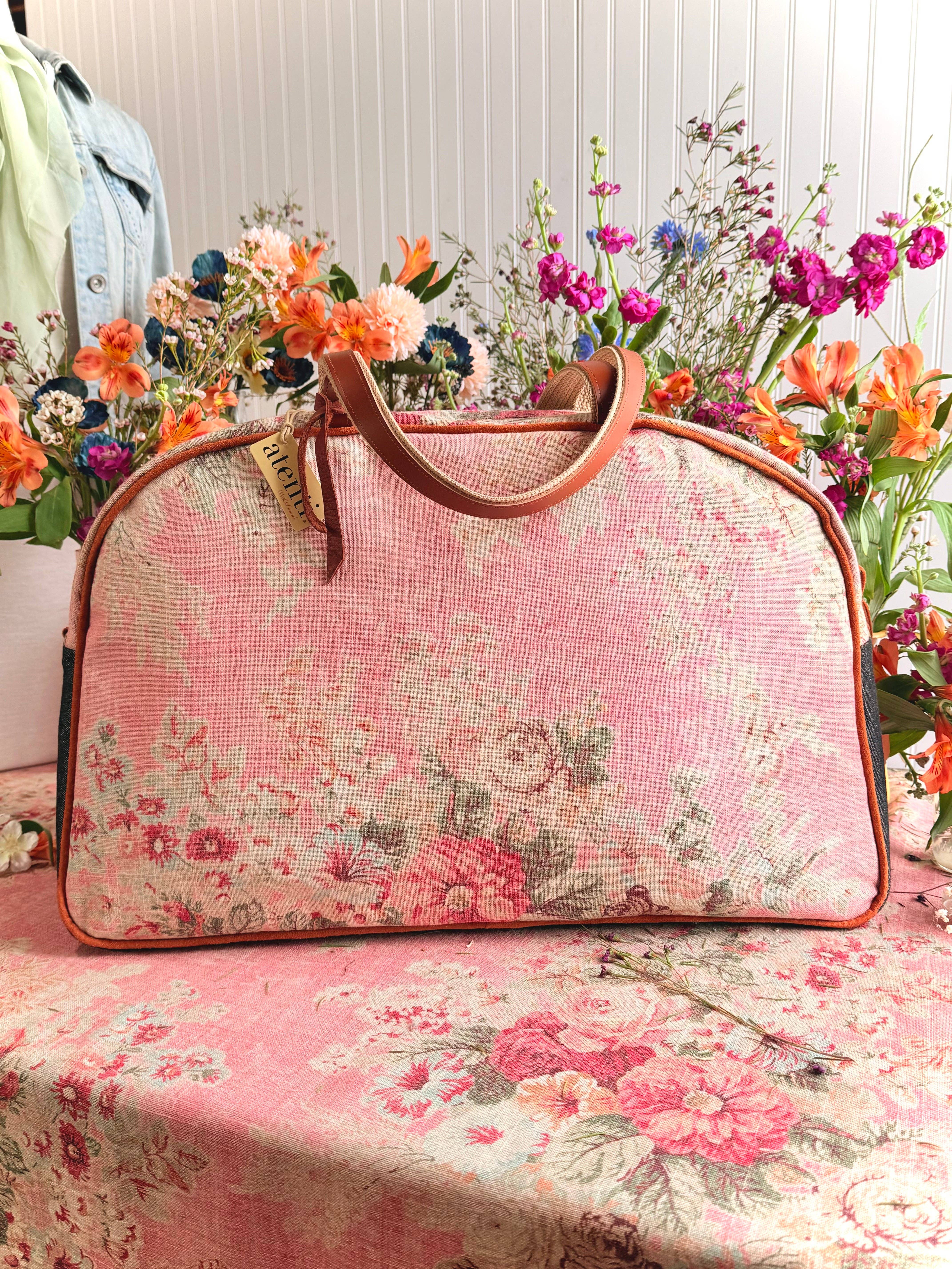 Atenti - Wholesale Weekender Bag - Women's - Handmade Atenti Rosewood Overnighter Weekender– USA Made2