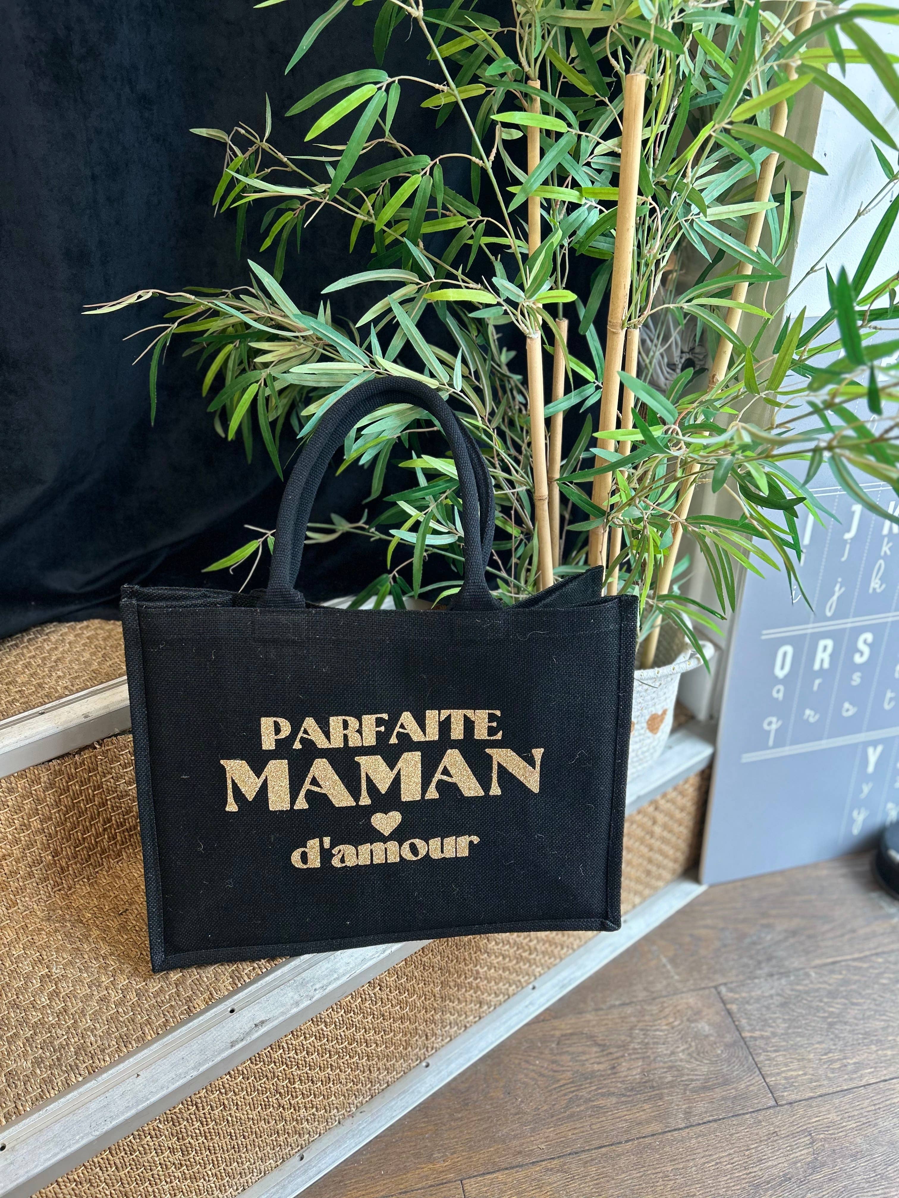 Toiles Chics – wholesale Tote bag – Women's – Large jute canvas tote bag - Mother's Day1