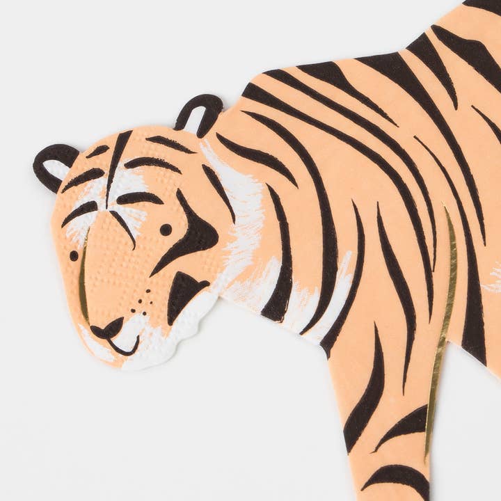 Meri Meri - Wholesale Disposable Napkin - Tiger Napkins1