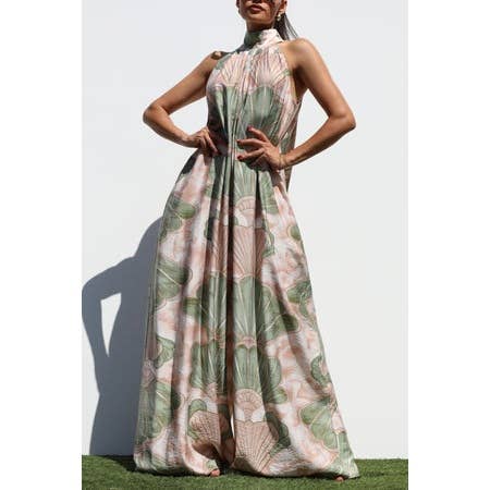 Esmeray Clothing - Vendita all'ingrosso Tuta intera - Donna - TUTA HALTER BREZZA MARINA6