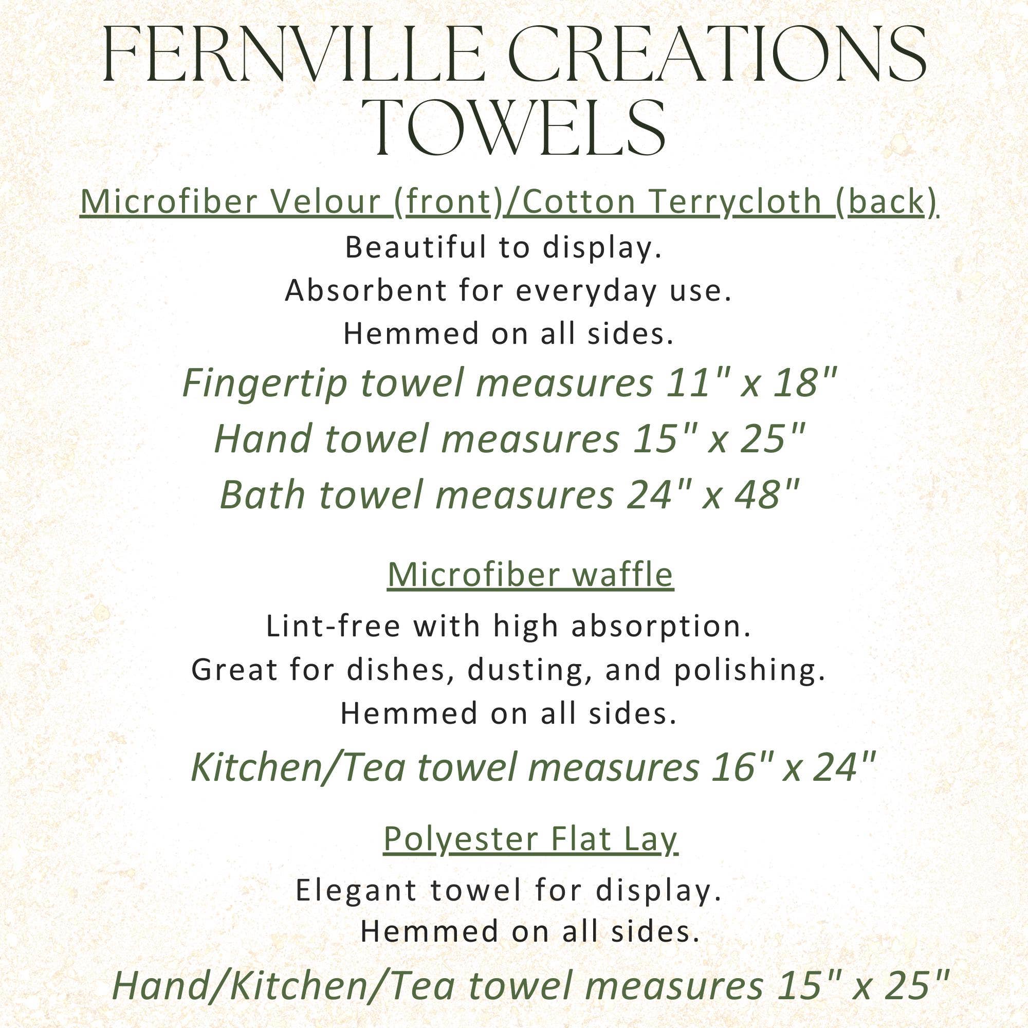 Fernville Creations - Wholesale Hand Towel - Elegant Christmas and Winter Holiday Hand Towels8