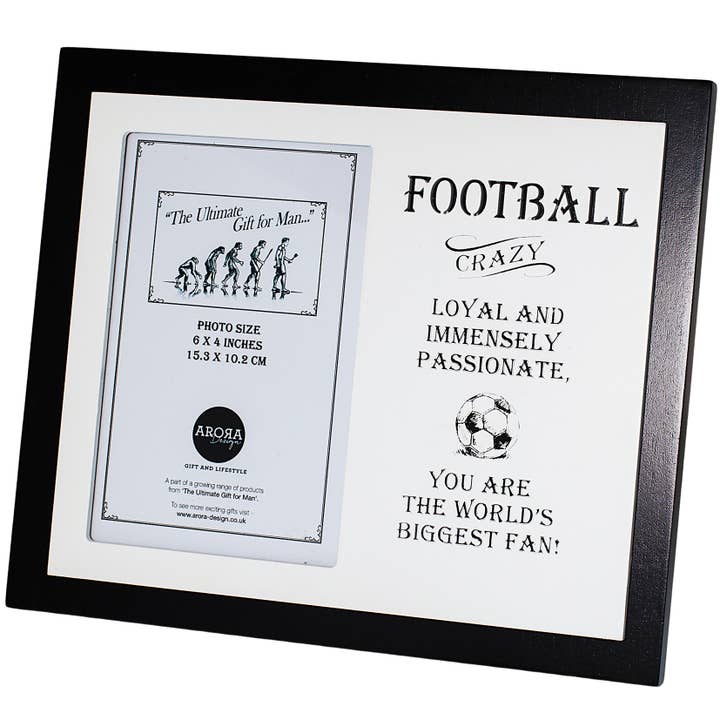 Photo Frame - Football for wholesale by Ultimate Gift For Man