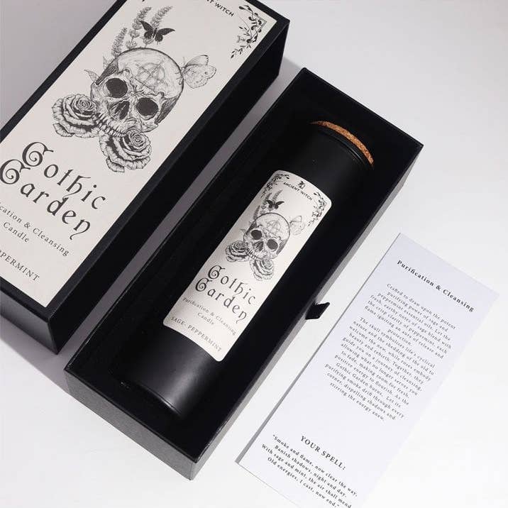 GOTHIC GARDEN PURIFICATION & CLEANSING CANDLE for wholesale by Hexbomb ltd