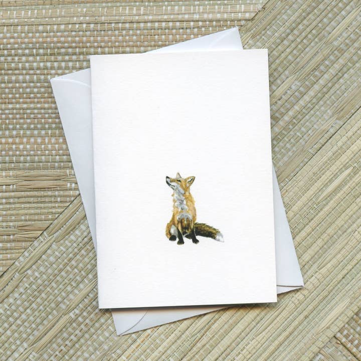 ”Fabulous Mr. Fox” gratulationskort för wholesale av Paintings For Hummingbirds