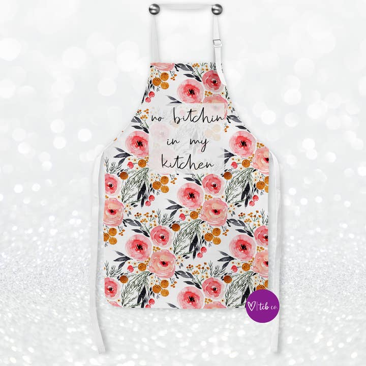 tcbco - Wholesale Apron - No Bitchin In My Kitchen Funny Apron2