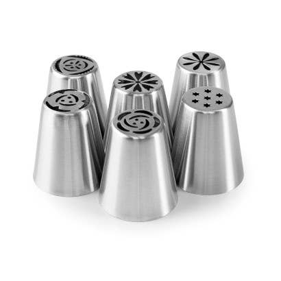 Set of 6 Russian Nozzles for wholesale by LACOR MENAJE PROFESIONAL S.L.