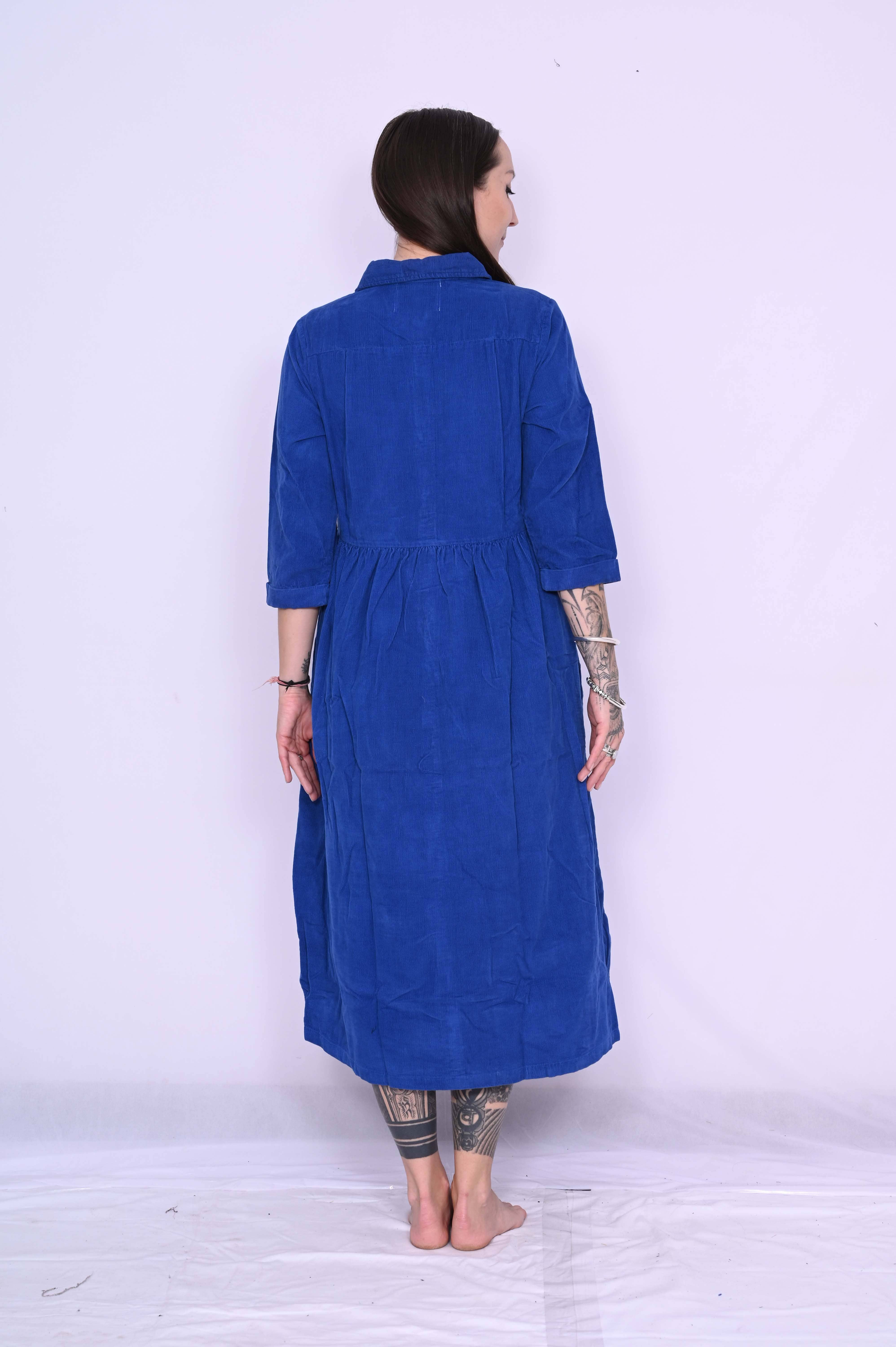 Humanity Centred Designs - Vendita all'ingrosso Vestito - Donna - Abito camicia invernale Daisy_ Organic Baby Corduory Winter9