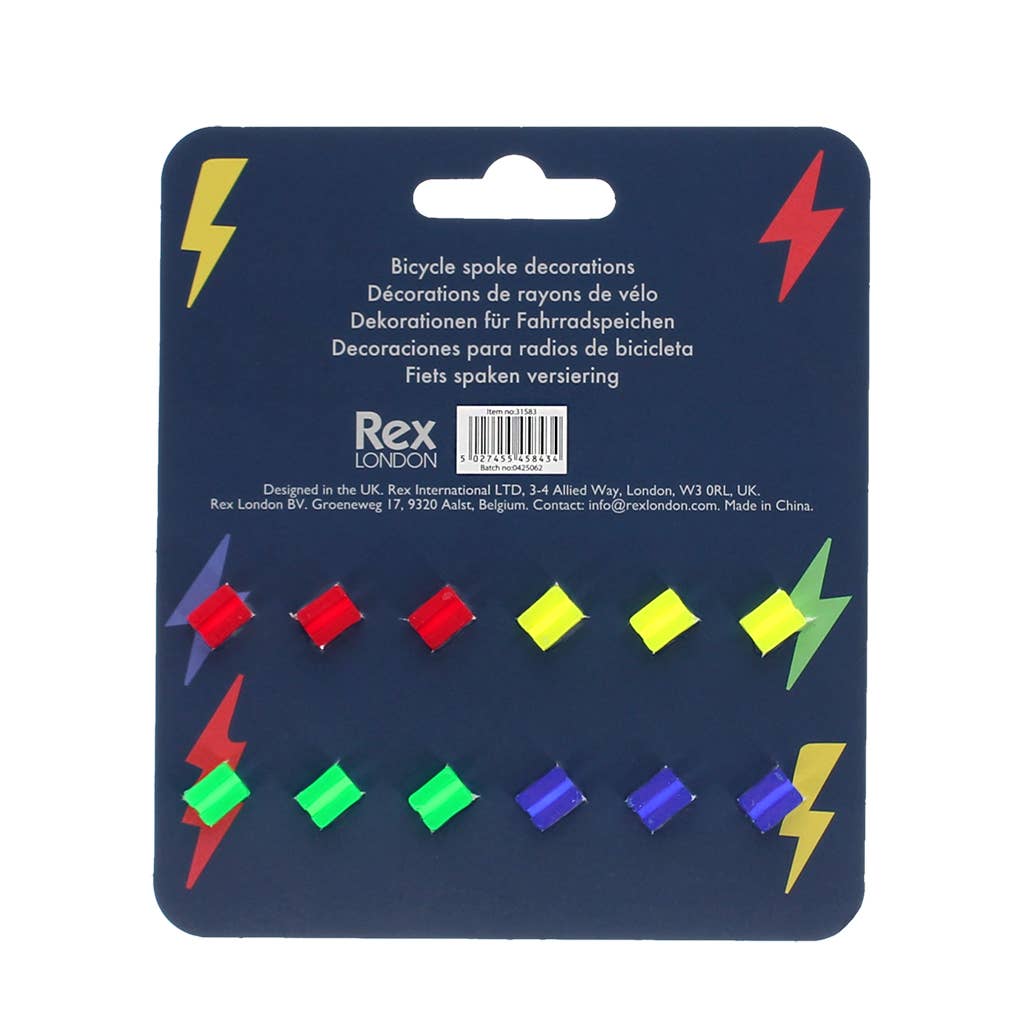Rex B2B - UK – wholesale Toy set – Kids – Bicycle spoke decorations - Lightning bolts2