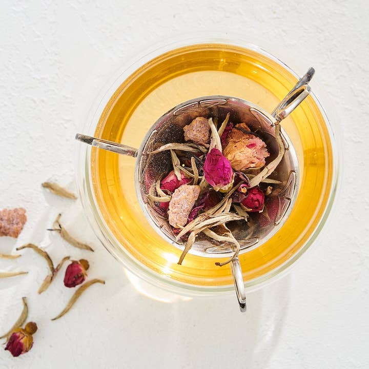 Magic Hour - Wholesale Loose Tea - Gemini: Watermelon-Rose-Mulberry Pomegranate Tea for Beauty,