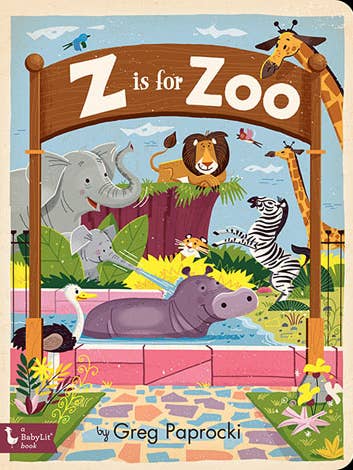 Z is for Zoo: Alphabet board book for wholesale by Gibbs Smith