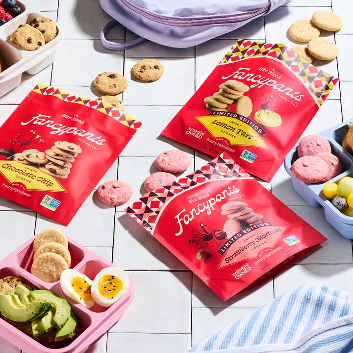 Fancypants Baking Co. - Wholesale Cookie - Strawberry Shortcake I Premium Snack I 12 Pack I 5 OZ