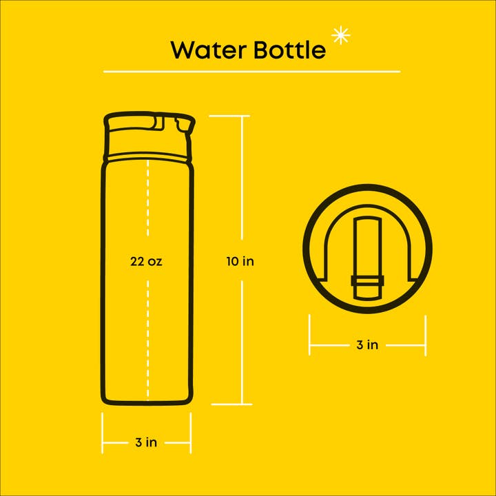 JoyJolt - Wholesale Water Bottle - Star Wars Mandalorian Tatooine Stainless Steel Water Bottle