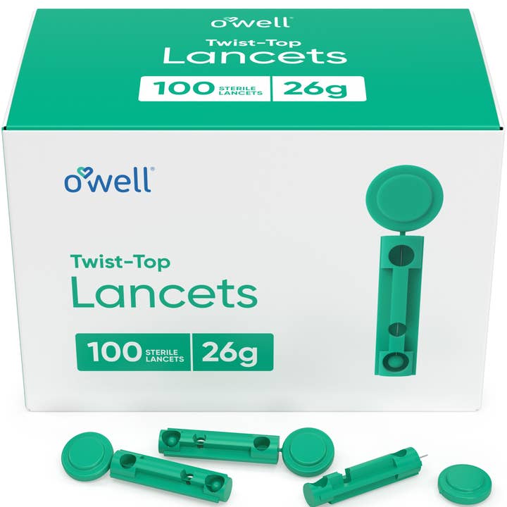 OWELL LLC - Wholesale First Aid Kit - OWELL Twist Top Lancets, 26 Gauge