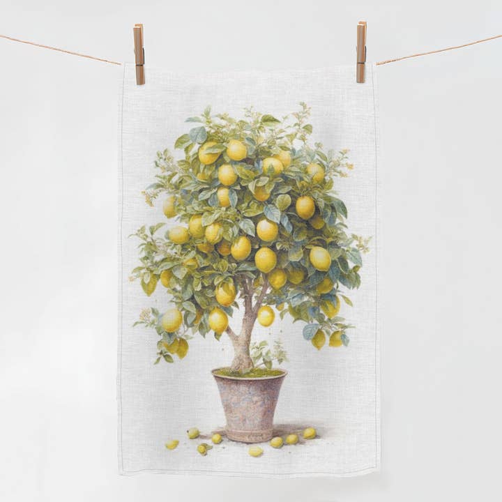Natural Linen Kitchen/Tea Towel for wholesale by Suisse Maison de Lin