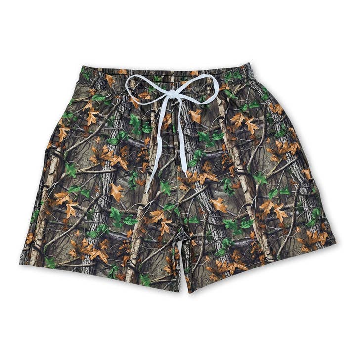 Yawoo Garments - Wholesale Swim Shorts - Men's - Multi color camo adult men swim trunks